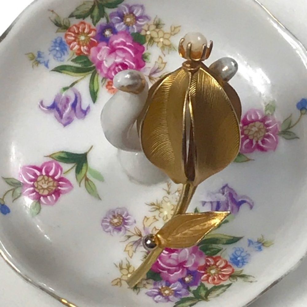 Broche Tone Gold vintage